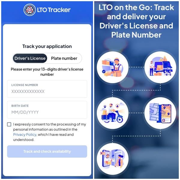 Find License Plate Using LTO Tracker